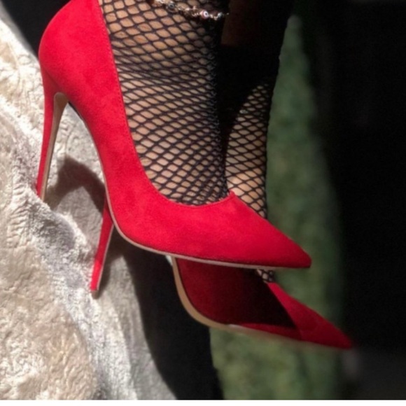 Liliana Bold Red Heels (8.5) - Picture 1 of 7